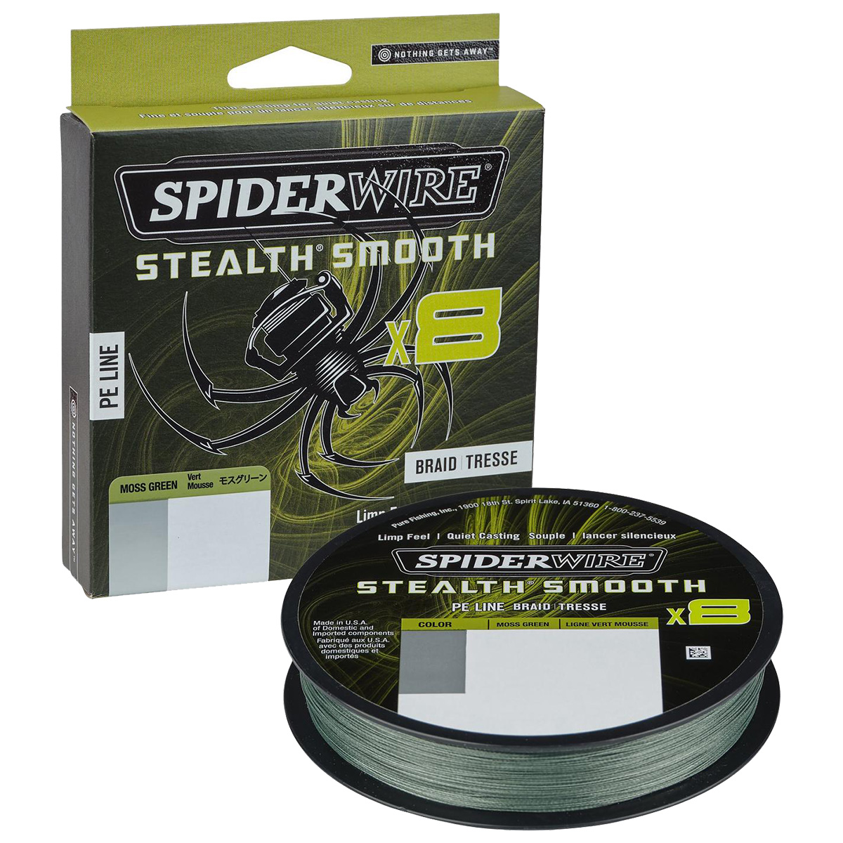 150m SpiderWire Smooth 8 | Grün | 0,15mm - 16,5kg