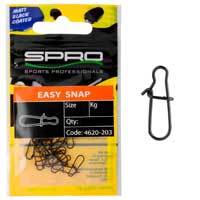 SPRO | Matte Black Easy Snap | 4kg bis 23kg Karabiner