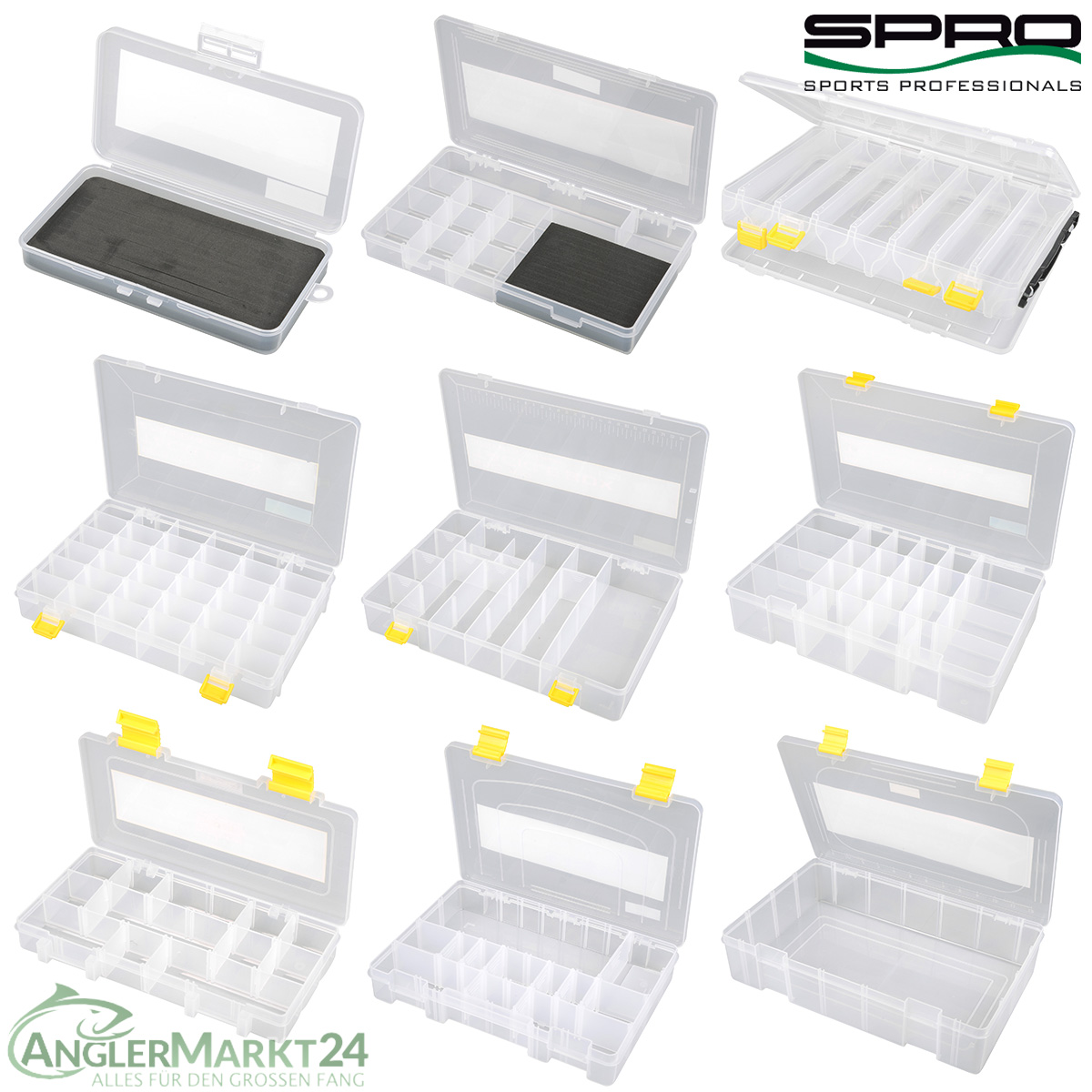 SPRO Tackle Box | 19 Modelle | Hard Bait & EVA Tackle Box