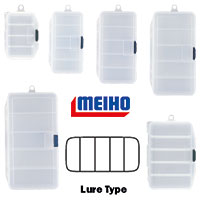 MEIHO | Lure Case - System Box | Köderbox transparent Größenauswahl